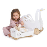 Tender Leaf Toys - Sweet Dreams Dolly Bed - Wooden Baby Doll Rocking Cradle with Bedding and Accessories - Encourages Love and Nurturing Play for Boys and Girls - Age 18m+ Tender Leaf Toys