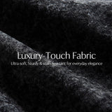 Vamcheer Modular Sectional Cloud Couch, Utra Soft U Shaped Couch with 2 Movable Ottoman, Deep Seat Boneless Couches for Living Room Bedroom, No Assembly Required, Black Vamcheer