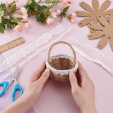 FREEBLOSS 6 Set DIY Woven Basket Making Kit for Beginners Wicker Basket Weaving Supplies Multifunctional Hand-Woven Storage Box for Easter Decor FREEBLOSS