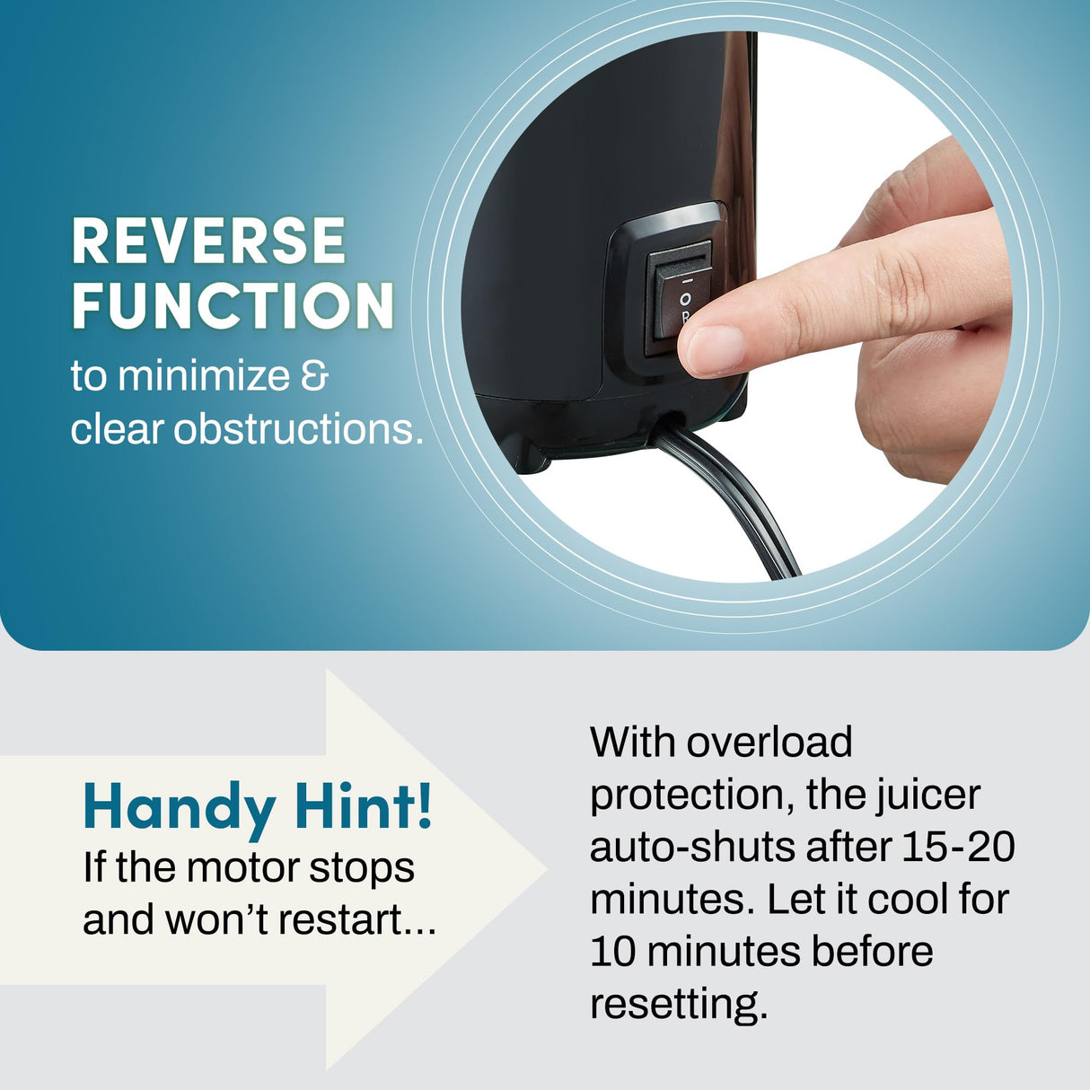 Elite Gourmet Masticating Juicer Machines, 12-inch Juicer, Masticating Cold Press Juicer Machines, Juicer for Vegetables and Fruits, Easy to Clean Juicer, Charcoal Grey Elite Gourmet