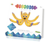 Creagami Octopus Origami Set - A 479 Piece 3D Modular Paper Craft Kit for Ages 7 - Adult, Clear Creagami