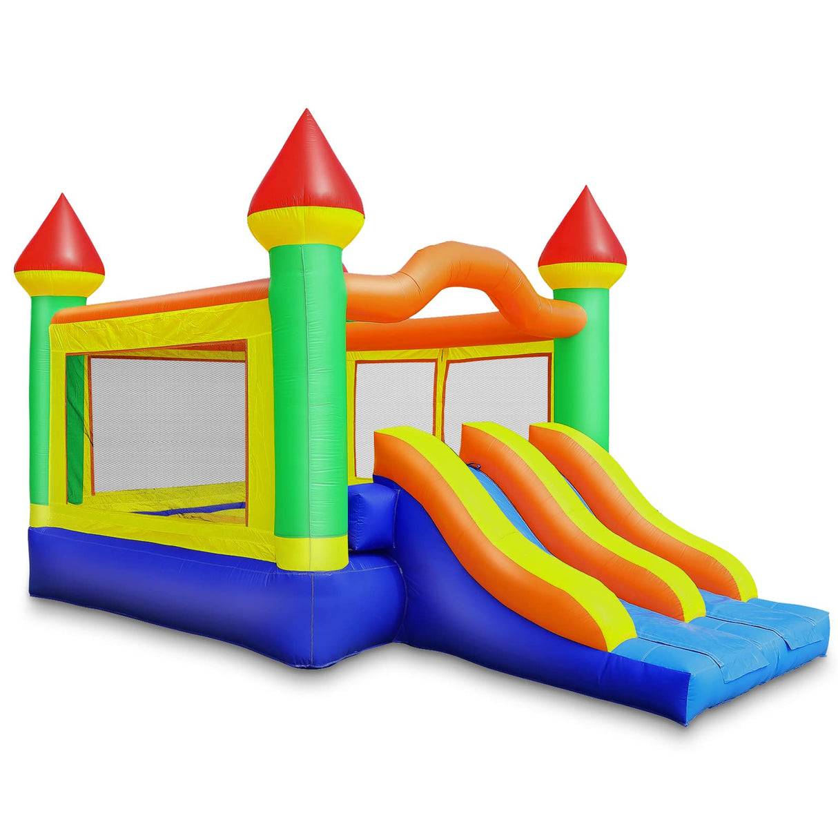 Cloud 9 Commercial Grade Mega Party Bouncer Double Slide Castle Bounce House - 100% PVC 22' x 15' Bouncer - Inflatable Only Cloud 9