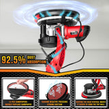 Drywall Sander with 5 Variable Speeds and Double-Deck LED，750W High Power - Ideal for grinding drywall, ceilings, interior walls, exterior walls,loose plaster LuckySlycyc