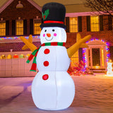 GOOSH 5 FT Christmas Snowman Inflatable Decoration Blow Up Snowman Outdoor Christmas Yard Decoration with Branch Hand Blow Up Holiday Indoor Outdoor Party Garden Yard Decoration GOOSH