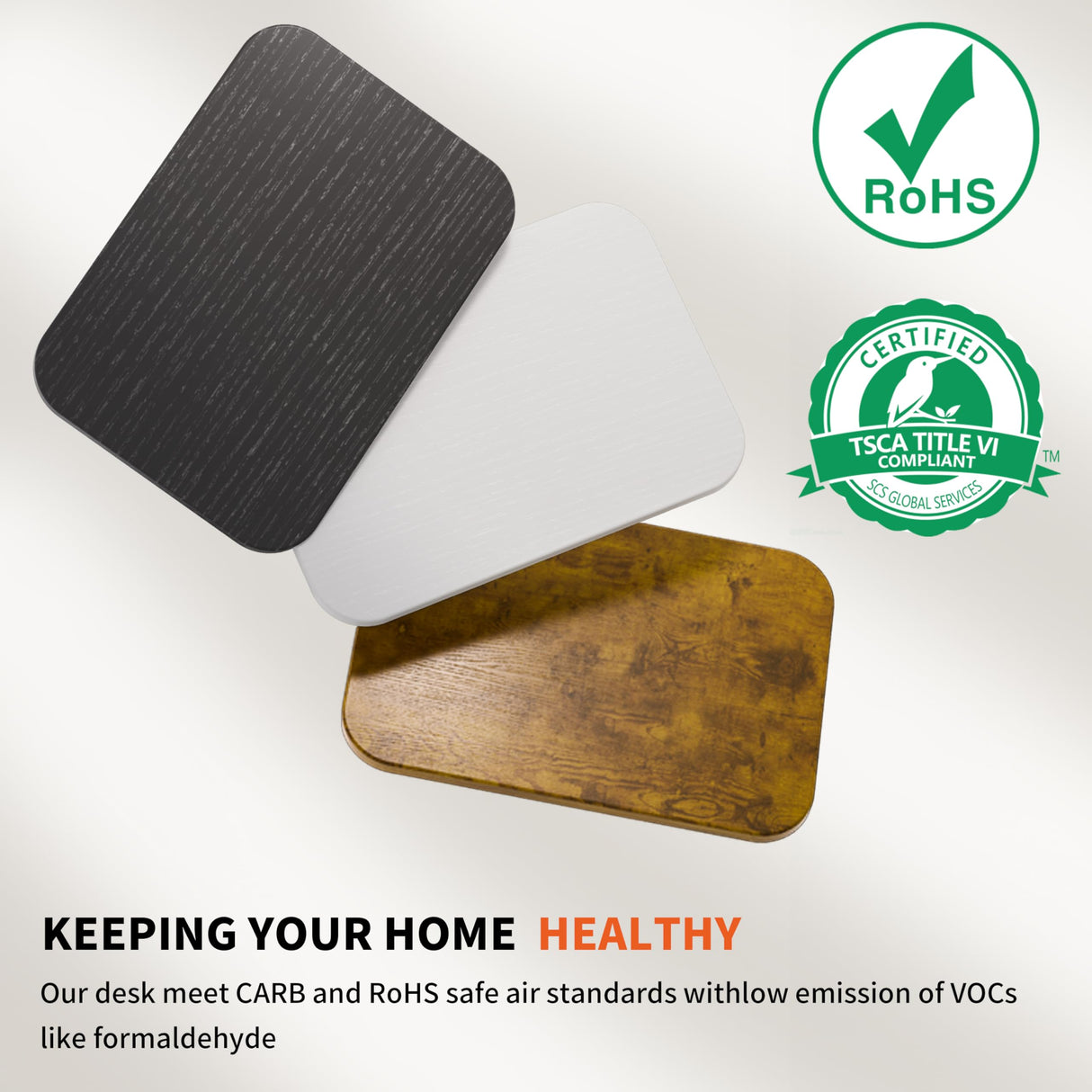 JOISCOPE Computer Desk with USB & Type-C Outlet, Small Home Office Desk with 2-Tier Storage Shelves, Modern Gaming Desktop Workstation, 48 inches, Black JOISCOPE