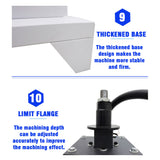 LGXEnzhuo 110V Pneumatic Hinge Boring Insertion Machine Single Head Hinge Drill Hinge Drilling Machine for Drilling Wardrobe Door Kitchen Cabinet Door Bookcase Door 3Z-48-6 1.5KW LGXEnzhuo