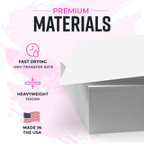 Bryco Goods Sublimation Paper 8.5 x 11 Inches - 200 Sheets - Compatible with Sublimation Printer and Inkjet Printer with Sublimation Ink - 120GSM – Made in the USA Bryco Goods