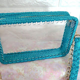 Clisil 100gram DIY Gold Yellow Lurex Thread Shining Yarn Glitter Sparkle Yarn Metal Yarn DIY Fancy Sparkle Yarn Crochet Knitting Sweater Scarf Bag Yarn Accessory Yarn CLISIL