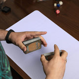 Yexiya 8 Pieces Card Game Mats 14 x 24 Inch Sublimation Blanks Playmat for Trading Card Game Smooth Rubber TCG MTG Playing Mat for Board Games, Mouse Pad, Collectible Card(White) Yexiya