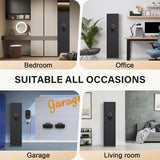 opentiny 2 Gun Safe for Rifles and Pistols Digital Keypad Large Long Gun Safe Rifle and Shotguns, Quick Access Gun Cabinets with LED Light, Gun Safe with Adjustable Gun Rack and Removable Shelf opentiny