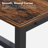 HOOBRO Step Stools for Kids, Toddler Step Stool, Kids Potty Training Wooden Stool, for Bathroom, Kitchen, Bedroom, Sturdy and Stable, Rustic Brown BF12JD01 HOOBRO