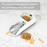 Electric Cigarette Rolling Machine, Portable Tobacco Injector Machine can Grind Filled with Herb, Tobacco, etc Suitable for Cigarette Tubes and Rolling Papers Iweden