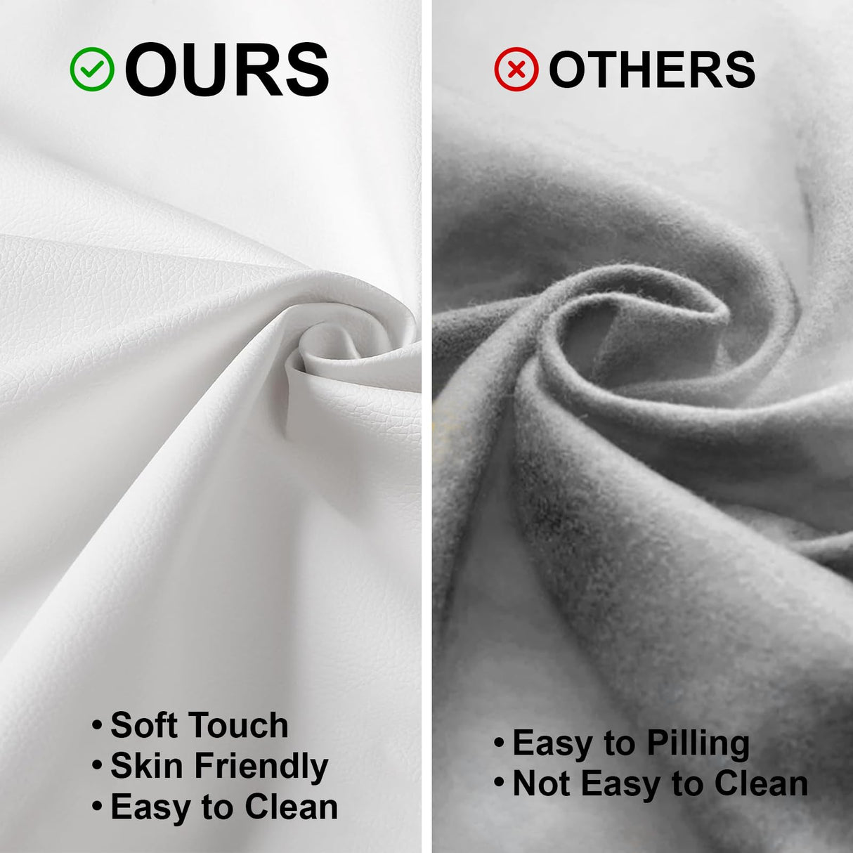 Queen Size Bed Frame with 4 Storage Drawers and LED Lights, Upholstered Platform Bed with Adjustable Headboard and Charging Station, Metal Slats Support, No Box Spring Needed,Easy Assembly, White E-Motie