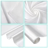 30 Pieces Satin Dinner Napkins 17 x 17 Inch Oversized Square Table Napkins Washable Soft Dinner Napkins for Wedding, Parties,Banquet,Restaurant Decoration (White) Pesonlook