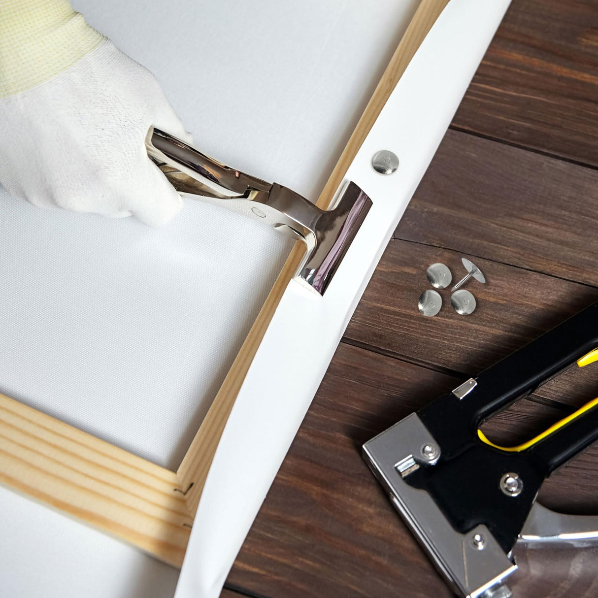 uxcell 2 Pcs DIY Canvas Stretcher Bars, 6 x 6 Inch Canvas Frame Wooden Frames Kit Sturdy Stretcher Frames for Oil Paintings Prints Posters uxcell