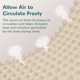 12 Inch Twin XL Mattress, Memory Foam Mattress for Cool Sleep & Pressure Relief, Medium Firm Support, Removable Cover, No Fiberglass JOYRIDE SLEEP