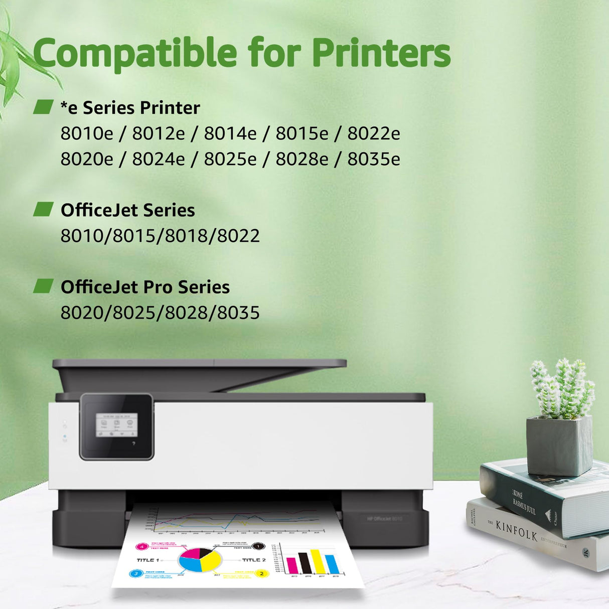 GREENSKY 910XL Ink Cartridges Replacement for HP 910xl Ink Cartridges Combo Pack with HP OfficeJet Pro 8025e 8015e 8022e 8028e 8035e 8025 8035 8020 8022 Printer (Black, Cyan, Magenta, Yellow) GREENSKY