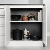 South Shore Myro Kitchen Island, Faux Black Stone and White South Shore