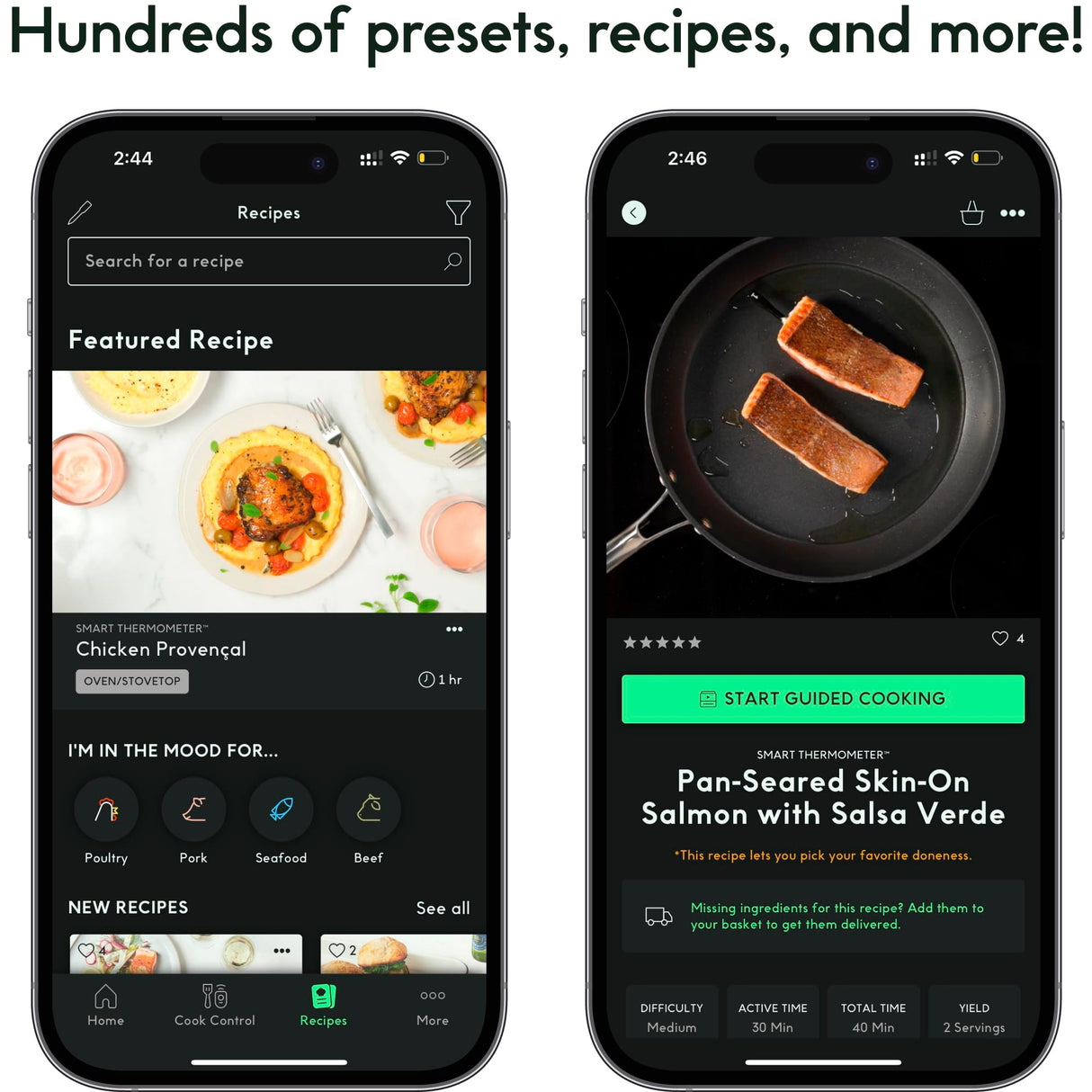 CHEF iQ Sense Smart Wireless Meat Thermometer with Ultra-Thin Probe, Unlimited Range Bluetooth Meat Thermometer, Digital Food Thermometer for Remote Monitoring of BBQ Grill, Oven, Smoker, Air Fryer CHEF iQ