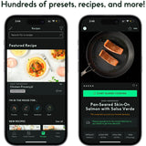 CHEF iQ Sense Smart Wireless Meat Thermometer with Ultra-Thin Probe, Unlimited Range Bluetooth Meat Thermometer, Digital Food Thermometer for Remote Monitoring of BBQ Grill, Oven, Smoker, Air Fryer CHEF iQ