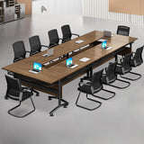 5.3FT Folding Conference Table with Lockable Wheels-Mobile Foldable Meeting Table Conference Room Table for Office Home Classroom Seminar Rooms-Durable,Space-Saving Design,Seats 2-10 People (6PACK) rzoizwko