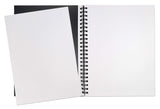 UCreate Poly Cover Sketch Book, Heavyweight, 6" x 9", Black, 75 Sheets UCREATE