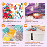 5D Diamond Painting Kits for Adults, Faith, Hope, Love Wishing Bottle Diamond Art kit for Adults Beginner, DIY Full Drill Diamond Dots with Diamond Gem Art and Crafts for Home Wall Decor 16 x 12 Inch Fotasmua