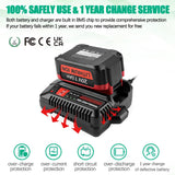 Upgraded 7000mAh V20 Battery and Charger Set Compatible for Craftsman 20V Battery Replacement CMCB204 CMCB205 CMCB202 CMCB202-2 CMCB201 CMCB206 CMCB209 CMCD700C with CMCB104 Charger Batryuic