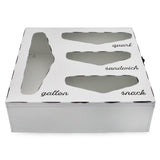 AuldHome Enamelware Kitchen Bag Organizer (White), Farmhouse Style Holder Compatible with Zipper Seal Kitchen Storage AuldHome Design