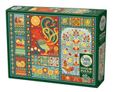 Cobble Hill 1000 Piece Puzzle - Scandi Chicken Quilt - Sample Poster Included Cobble Hill Puzzle Company Ltd.