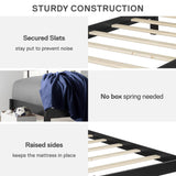 DHP Asia DA7428-BK Bed, Twin, Black DHP