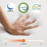 Sweetcrispy Tri-fold Memory Foam Mattress - 4 Inch Single Size Portable Bed Pad, Foldable Floor Mat, Collapsible and Washable Cover with CertiPUR-US Certified, for Travel & Camping & Yoga Sweetcrispy