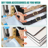 FASTTOBUY Leather Hole Puncher Hand Punching Machine Manual Press Puncher Punch Tools for DIY Leather Craft Punching Holes and Forming Pressing(with Chuck, PP Plate,Aluminum Plate) FASTTOBUY