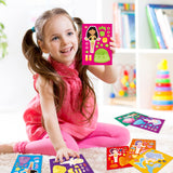 48 Pcs Princess Dress-Up Stickers Make a Face Make Your Own Stickers Birthday Party Favors for Kids Party Favors, Rewards, Art Craft with 8 Designs(Princess Style) Zonon