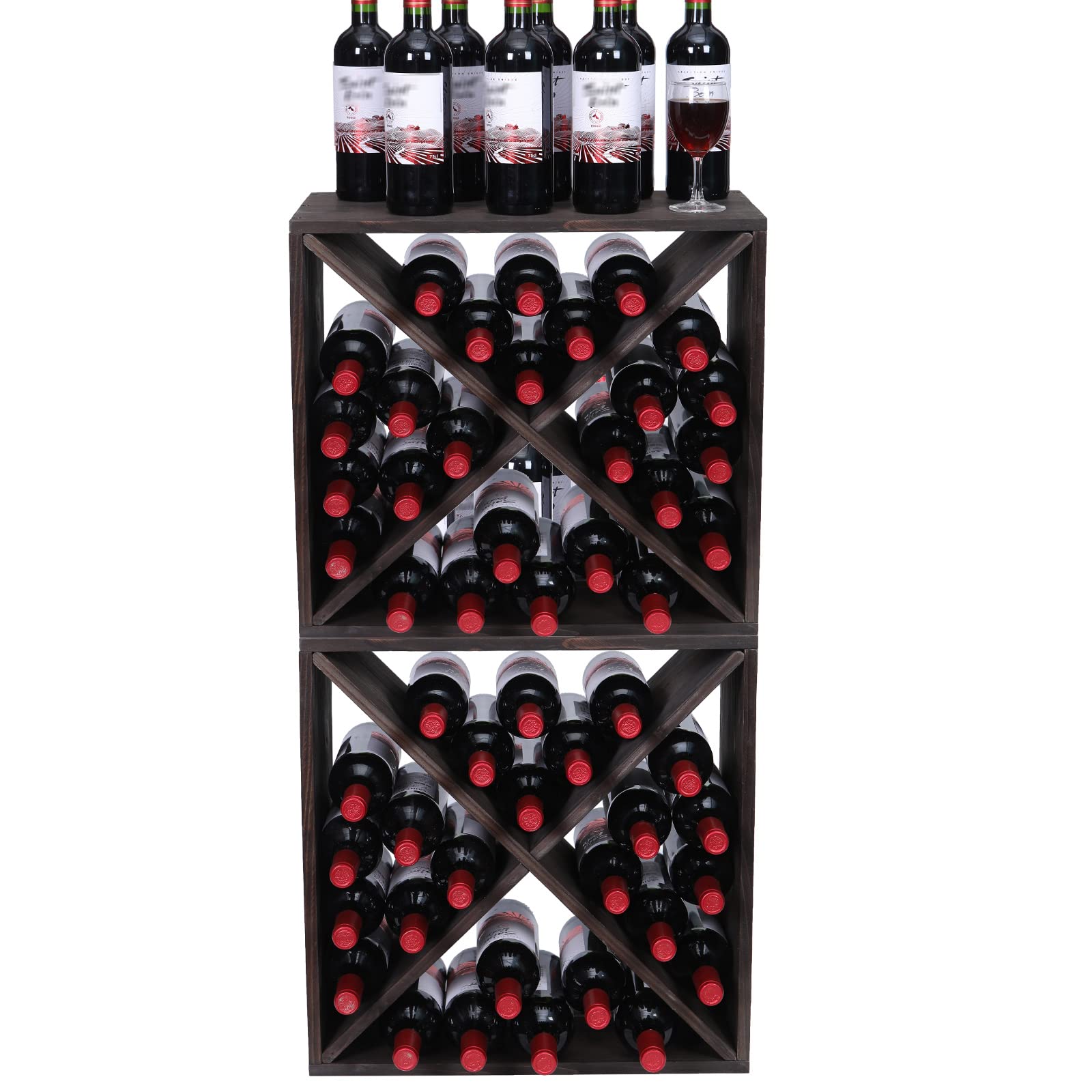 FDHUIJIA Wine Rack - Thumbnail 3