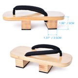 Japanese Wooden Clogs Sandals Japan Traditional Shoes Geta With Tabi Socks (US 8/25.5cm) Azumasun