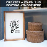 So Fresh And So Clean Sign 11x16 Inch, Farmhouse Bathroom Decor Wall, So Fresh So Clean Wall Art, Small Bathroom Sign Rustic Farmhouse Bathroom Wall Decor Funny Bath Room Sign with Wood Frame MAINEVENT