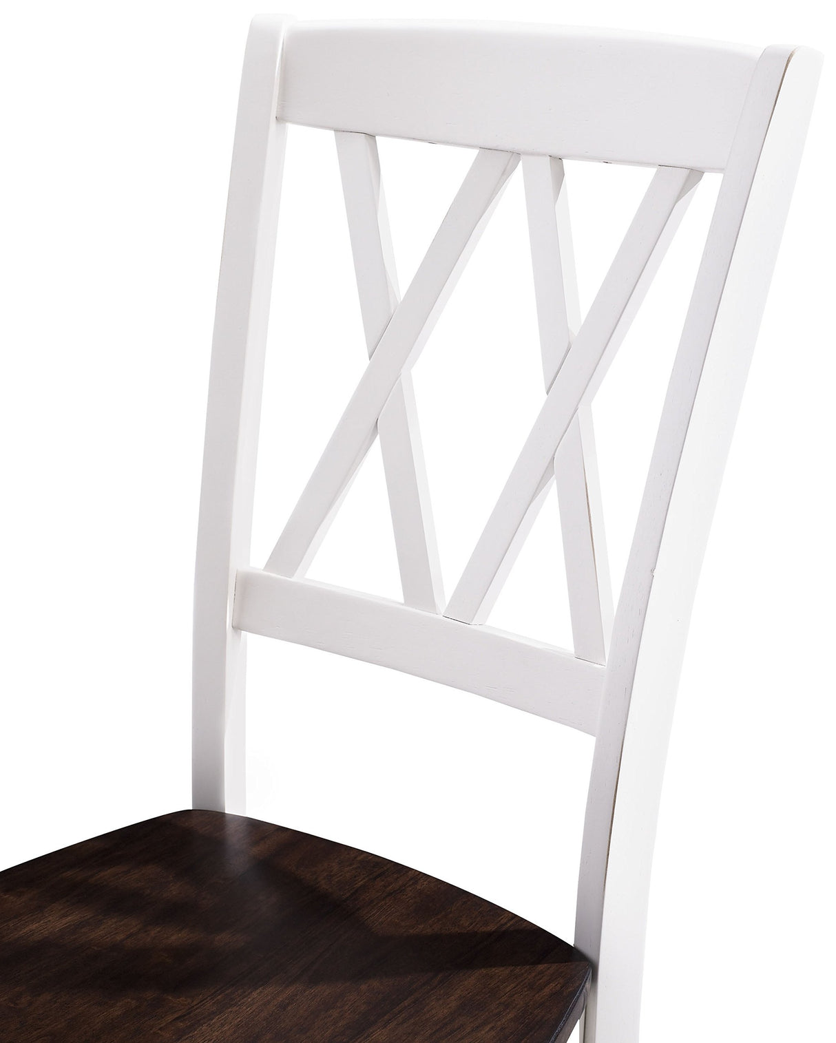 Crosley Furniture Shelby Dining Chairs (Set of 2), Distressed White Crosley Furniture