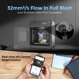 FLASHFORGE Adventurer 5M Pro 3D Printer, 600mm/s High-Speed, FDM 3D Printer Auto Leveling with 280°C Quick Detachable Nozzle, Core XY Structure, Dual Filtration System, Print Size 220x220x220mm FLASHFORGE