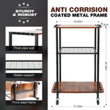 Ghosthorn Fishing Rod Holders for Garage Fishing Gear and Equipment Tackle Storage Cart Pole Rod Rack Hold up to 10 Rods Ghosthorn