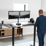 VIVO Universal 71 x 36 inch Table Top for Standard and Sit to Stand Height Adjustable Home and Office Desk Frames, Dark Gray Extra-Wide Desktop, DESK-TOP72-36G VIVO