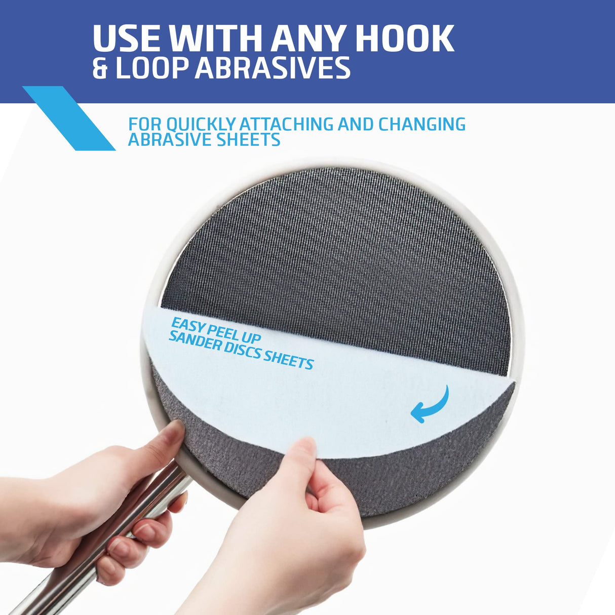 9 Inch Radial Sander for Drywall & Home Improvement Renovations, Ideal for All Home Projects - Includes 25pcs Wall Sanding Discs & Extension Pole, Use for Multiple Projects Paint Contractor Life