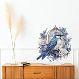 Diamond Painting Kits for Adults Beginners, 5D Full Drill Bird Crystal Art Desktop Ornament, DIY Single Sided Home Office Desk Decor, Creative Craft Gift Set with Tools OFRKE