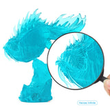 ELEGOO Standard LCD 3D Printer Resin, Fast UV-Curing 3D 405nm UV Resin Photopolymer Resin for High Precision Rapid LCD 3D Printing Clear Blue 1000G ELEGOO