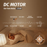 KAPOEFAN 52 Inch Flush Mount Wood Ceiling Fan with Lights, Low Profile Ceiling Fan with Light and Remote Control, Outdoor Wooden Fan DC Motor 6 Speeds 8H Timer for Farmhouse Patio KAPOEFAN