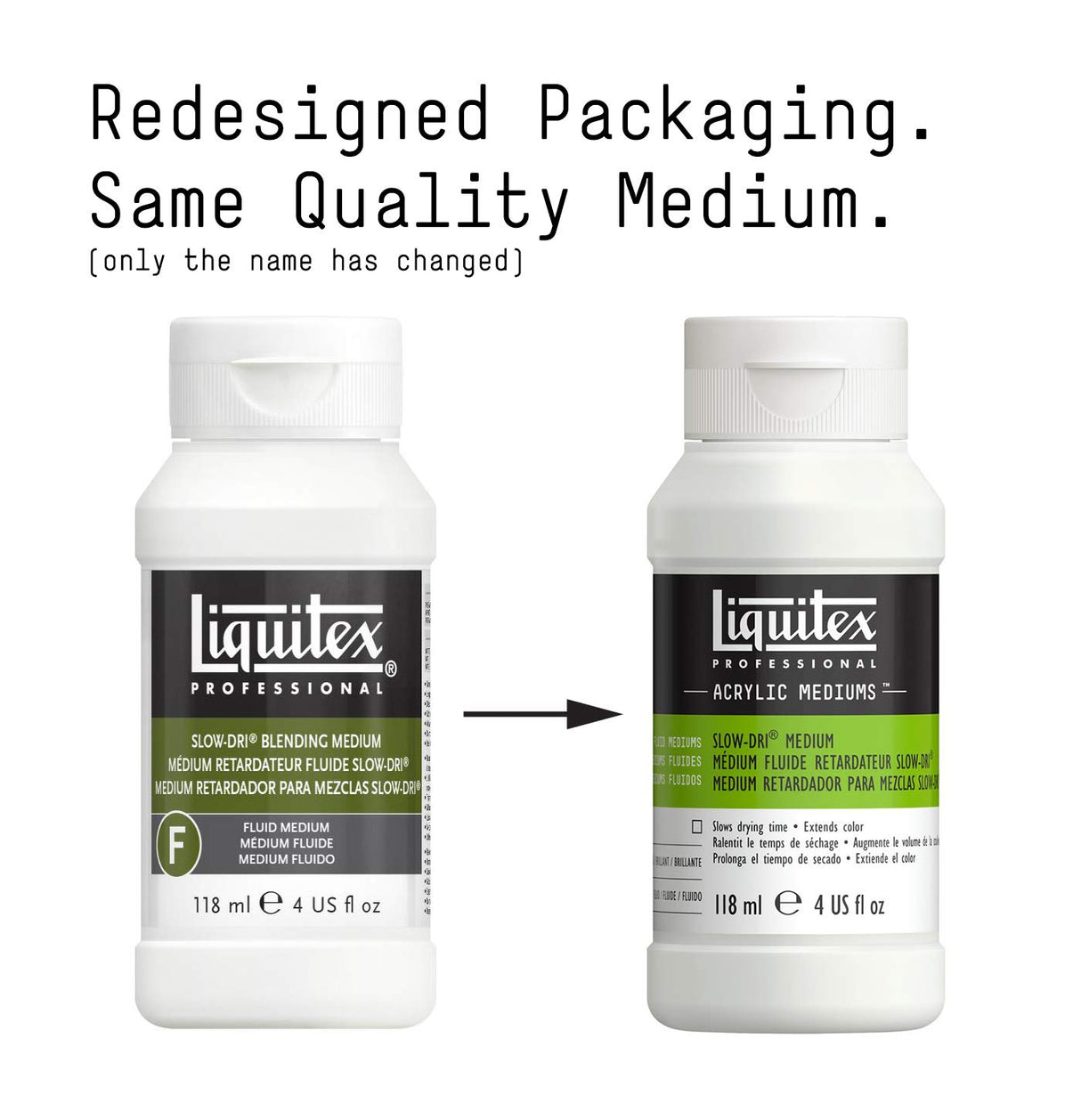 Liquitex Professional Fluid Medium, 118ml (4-oz), Slow-Dri Blending Liquitex