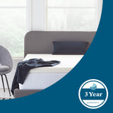 LUCID 2 Inch Traditional Foam Mattress Topper - Hypoallergenic - Ventilated - Conforming Support - Full LUCID