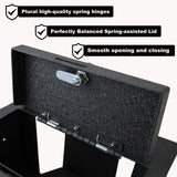 Center Console Safe Vault - KEREN Console Gun Safe Box Compatible with Ford Escape 2020-2025, for Ford Bronco Sport 2021-2024. 4 Digit Combination Lock KEREN