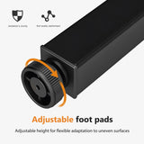 DlandHome Folding Table Computer Desk Workstation Table Conference Table Home Office Desk, Fully Assembled (62 Inches, Retro) DlandHome