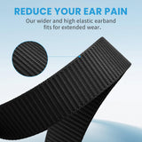 akgk KN95 Face Mask 50 PCS, Breathable Protection Masks, Individually Wrapped, 5-Ply KN95 Black Masks, Cup Dust Safety Masks akgk